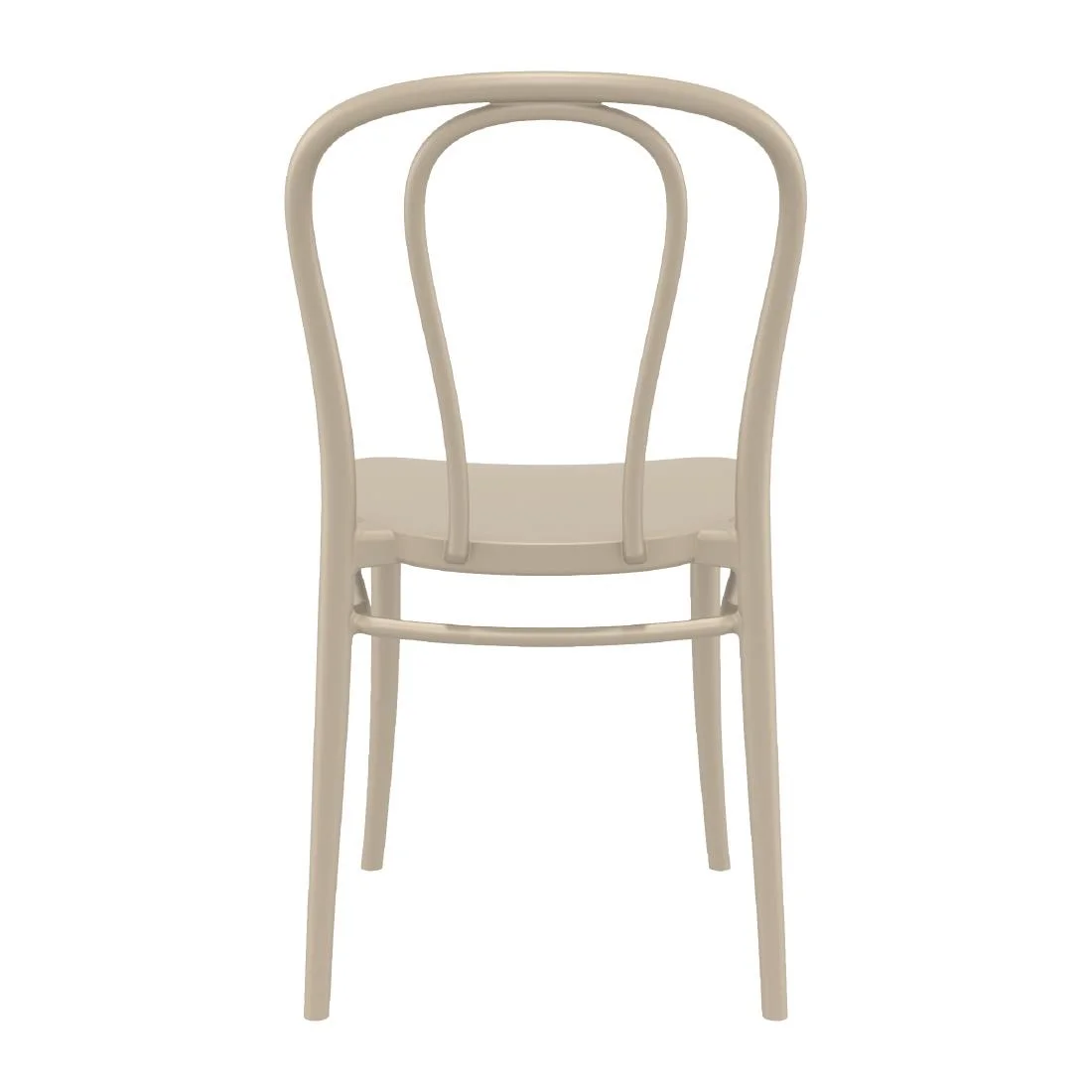 Victor Side Chair Taupe (Pack of 2) - Image 2