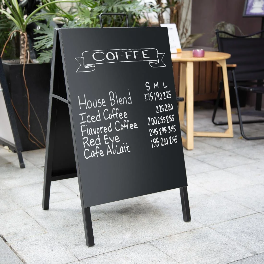 Olympia Metal Framed Pavement Board with Carry Handle 500x850mm - Image 4