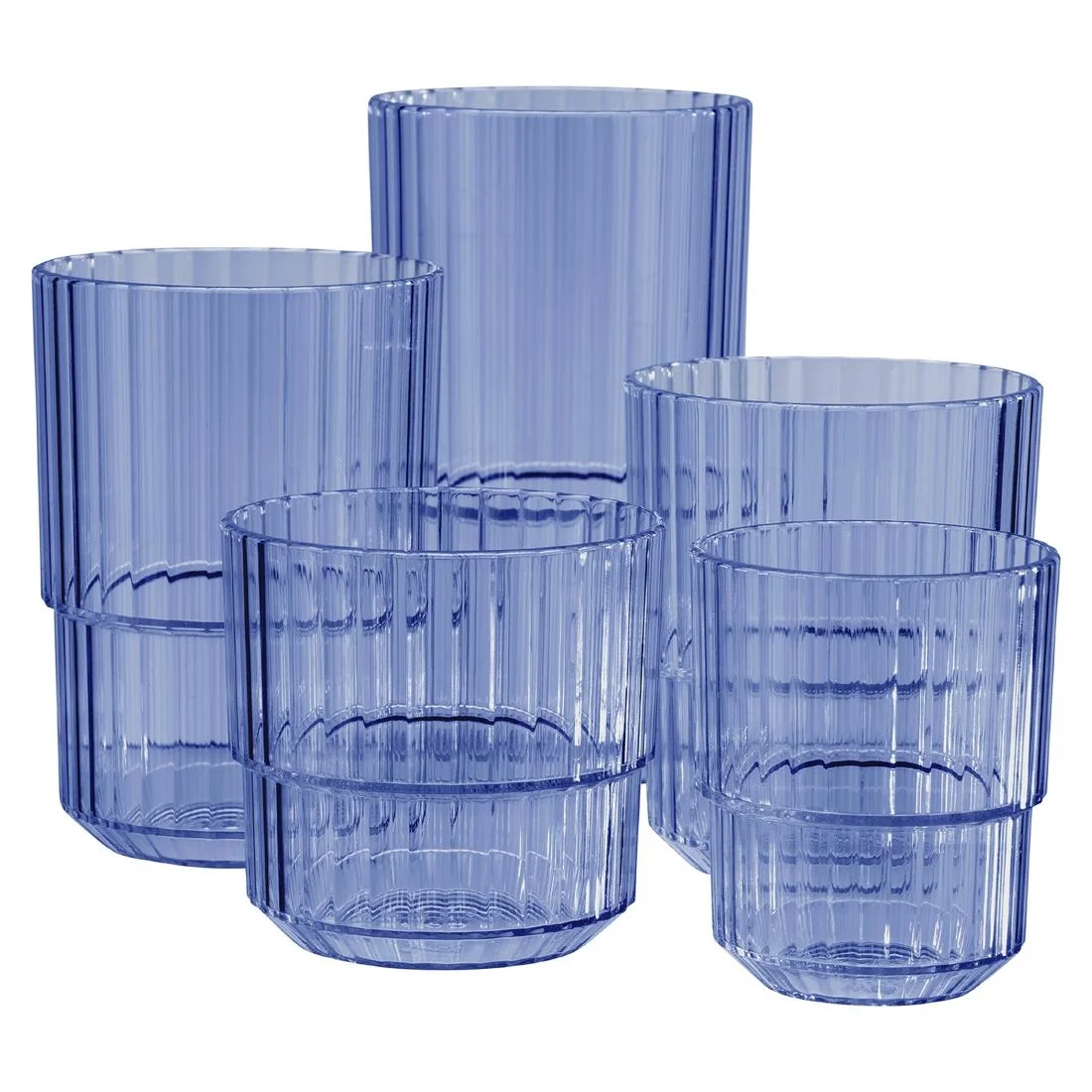 APS Linea Light Blue Drinking Cup 300ml (Box of 48) - Image 3