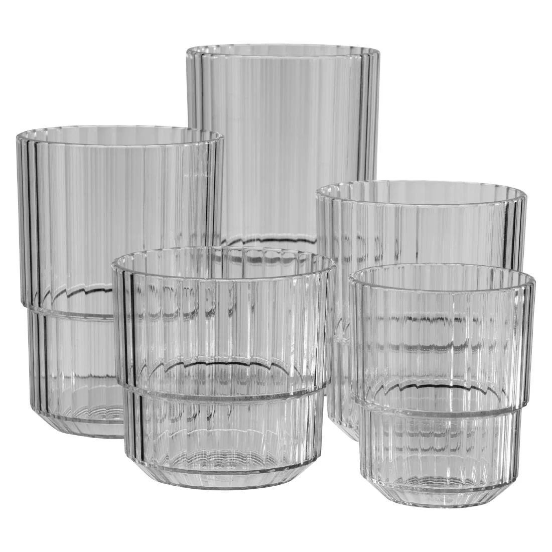 APS Linea French Grey Drinking Cup 300ml (Box of 48) - Image 3