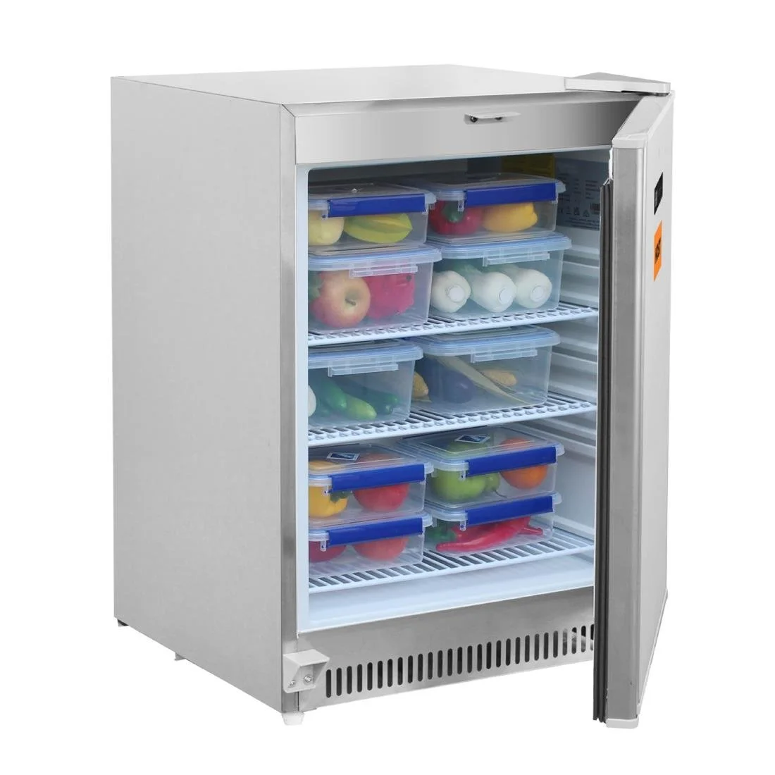 HOST Undercounter Fridge Stainless Steel 150Ltr HOST1018CR - Image 5