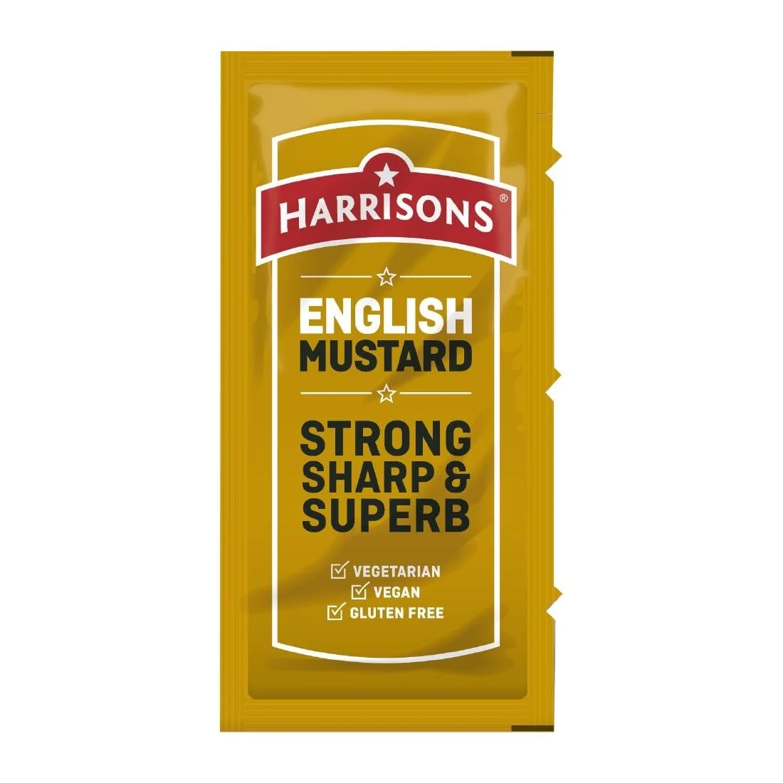 Harrisons English Mustard Sachets 5g (200 Pack)