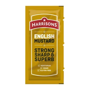 Harrisons English Mustard Sachets 5g (200 Pack)