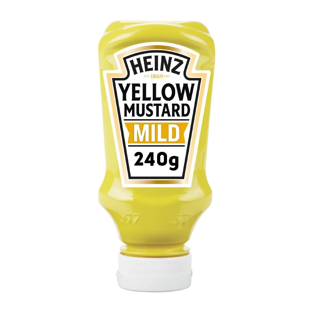 Heinz Table Top Yellow Mustard Mild 220ml (8 Pack)