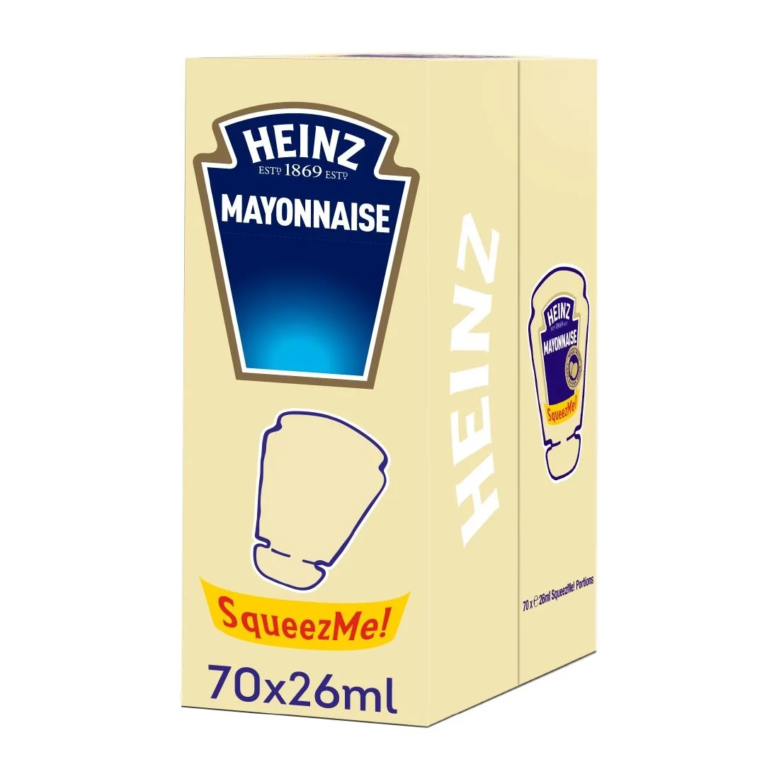 Heinz Mayonnaise SqueezMe! Sachets 26ml (70 Pack)