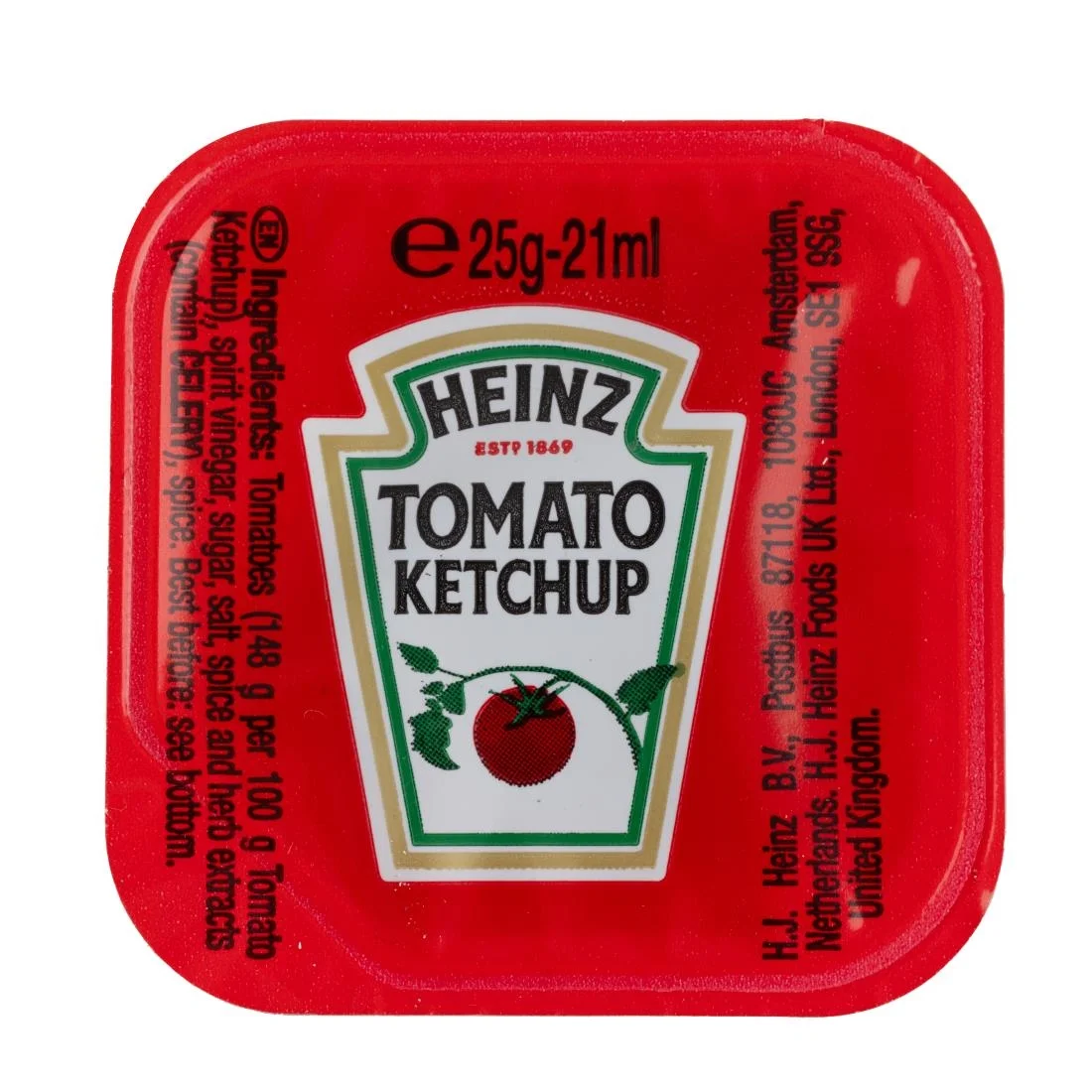 Heinz Tomato Ketchup Dip Pots 25ml (100 Pack) - Image 2