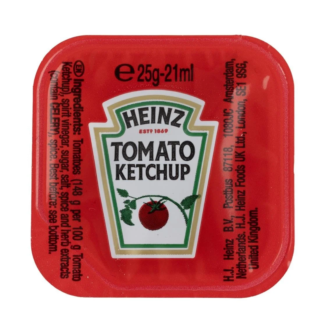 Heinz Tomato Ketchup Dip Pots 25ml (100 Pack) - Image 2
