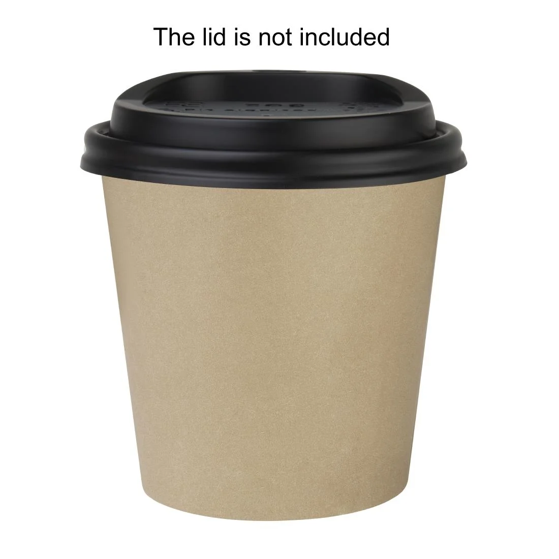 Fiesta Recyclable Hot Cups Single Wall Kraft 6oz (50 Pack) - Image 3