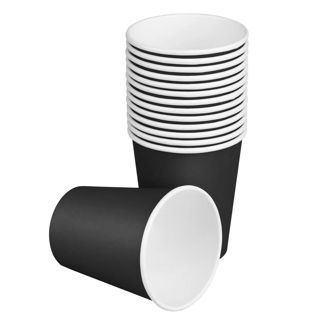 Fiesta Compostable Hot Cups Single Wall Black 6oz (1000 Pack) - Image 6