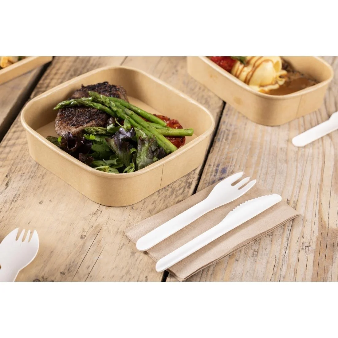 Fiesta Compostable Paper Knives 165mm (100 Pack) - Image 2