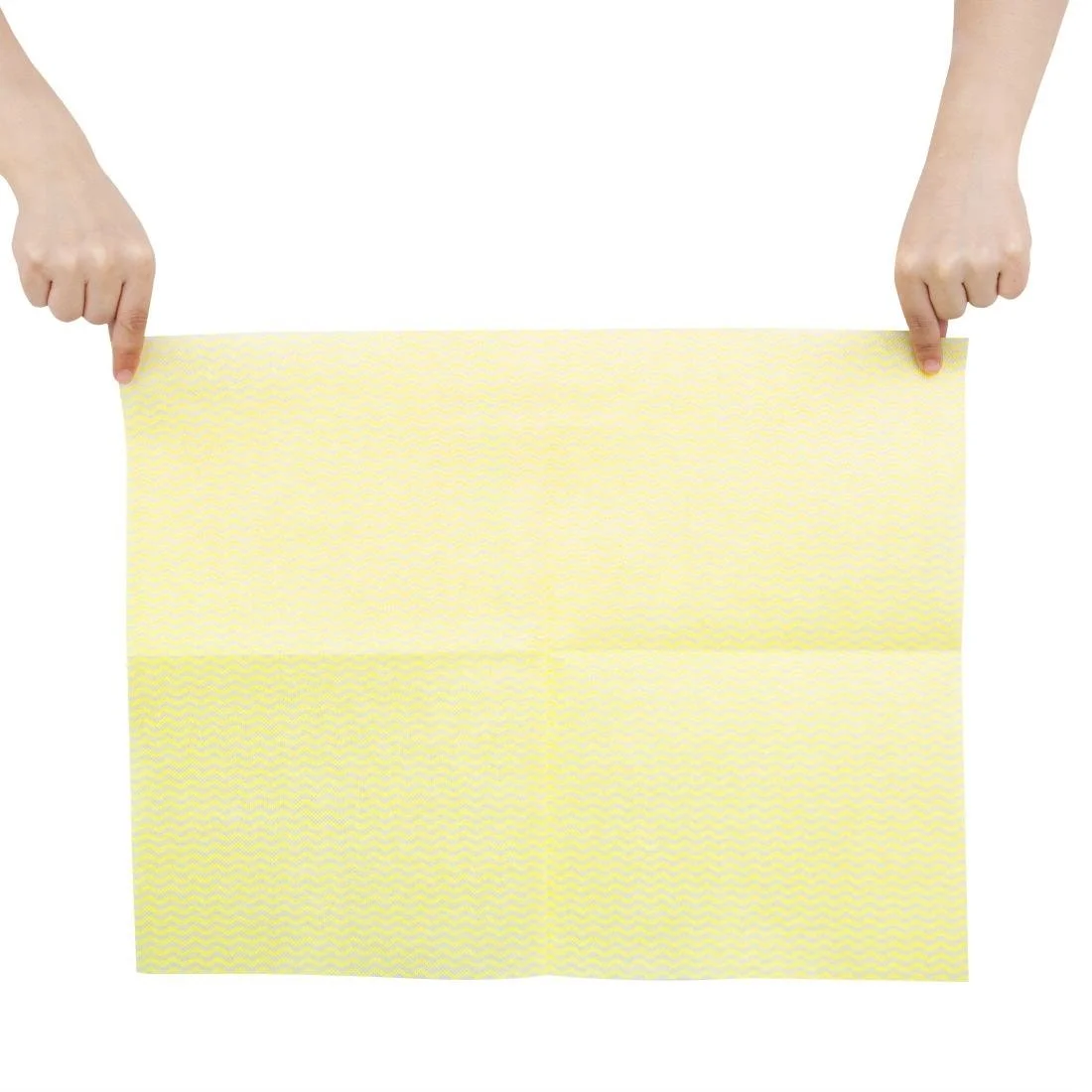 Jantex Heavy Duty Non-Woven Cloths Yellow (25 Pack) - Image 3