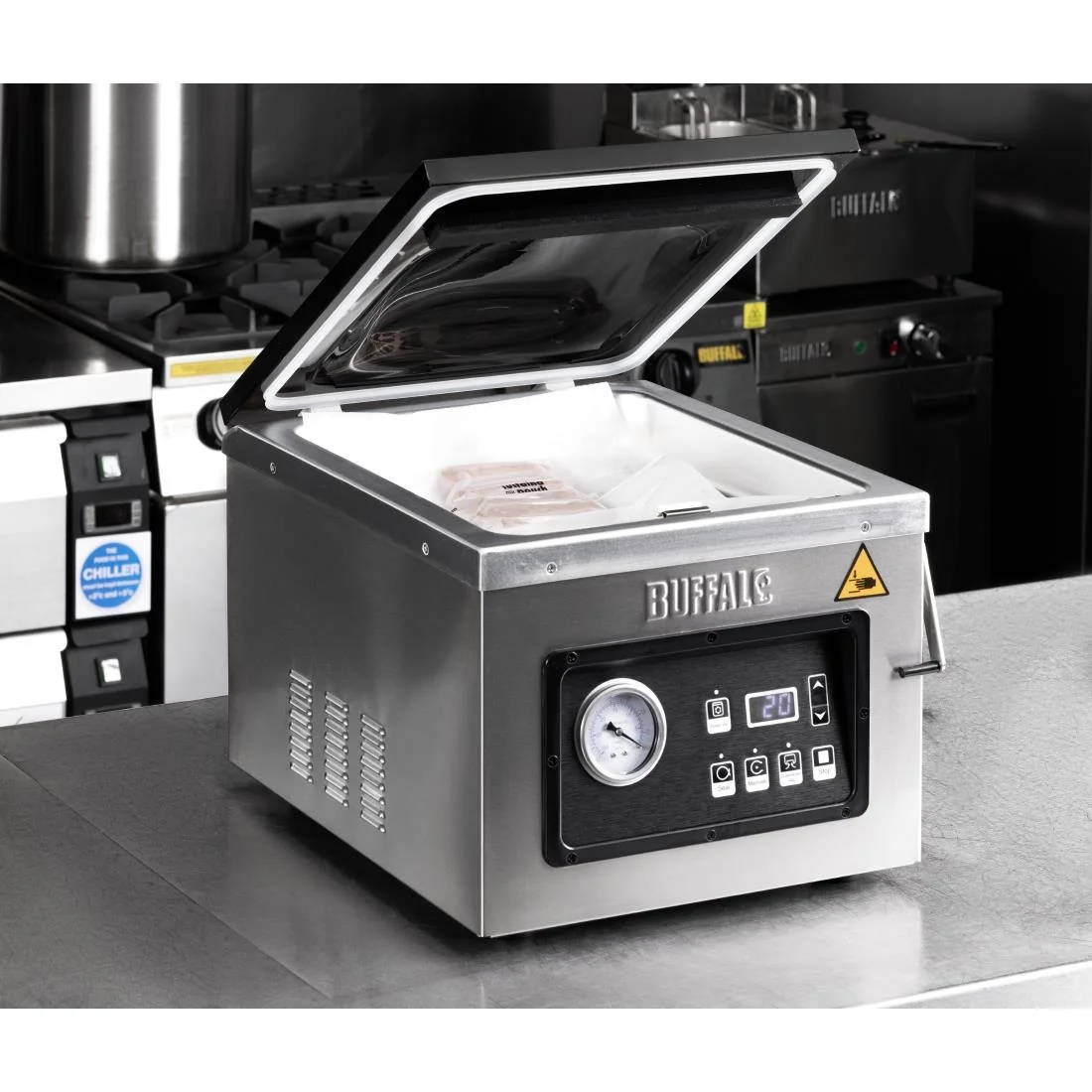 Buffalo Oil Pump Chamber Vac Pack Machine 9Ltr - Image 8