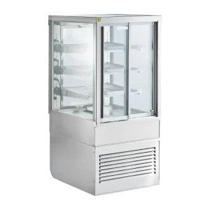 Cossiga Tower BTG Freestanding Multideck Display Fridge w/Sliding Front & Rear Doors