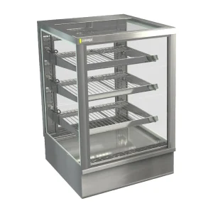 Cossiga Tower STG Ambient Countertop Multideck Display w/Solid Front Glass & Rear Sliding Doors