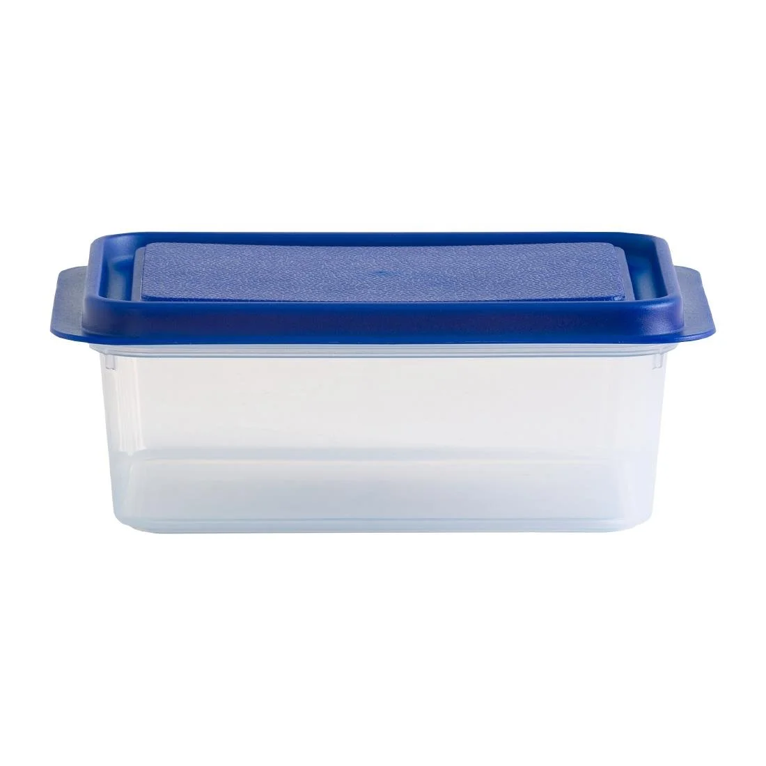 Wham Studio Rectangle Food Box Clear/Blue 1Ltr