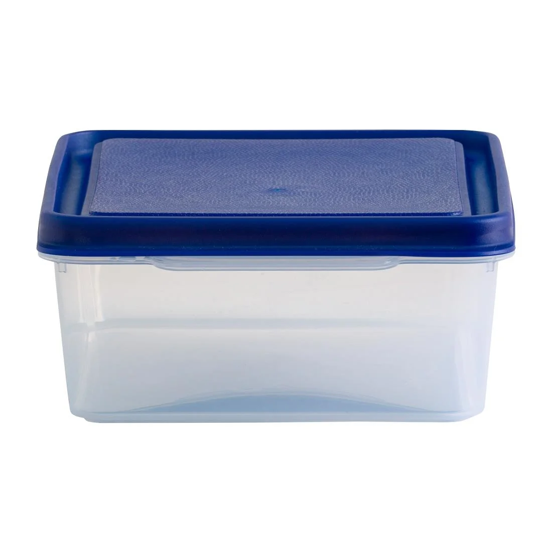 Wham Studio Rectangle Food Box Clear/Blue 2Ltr