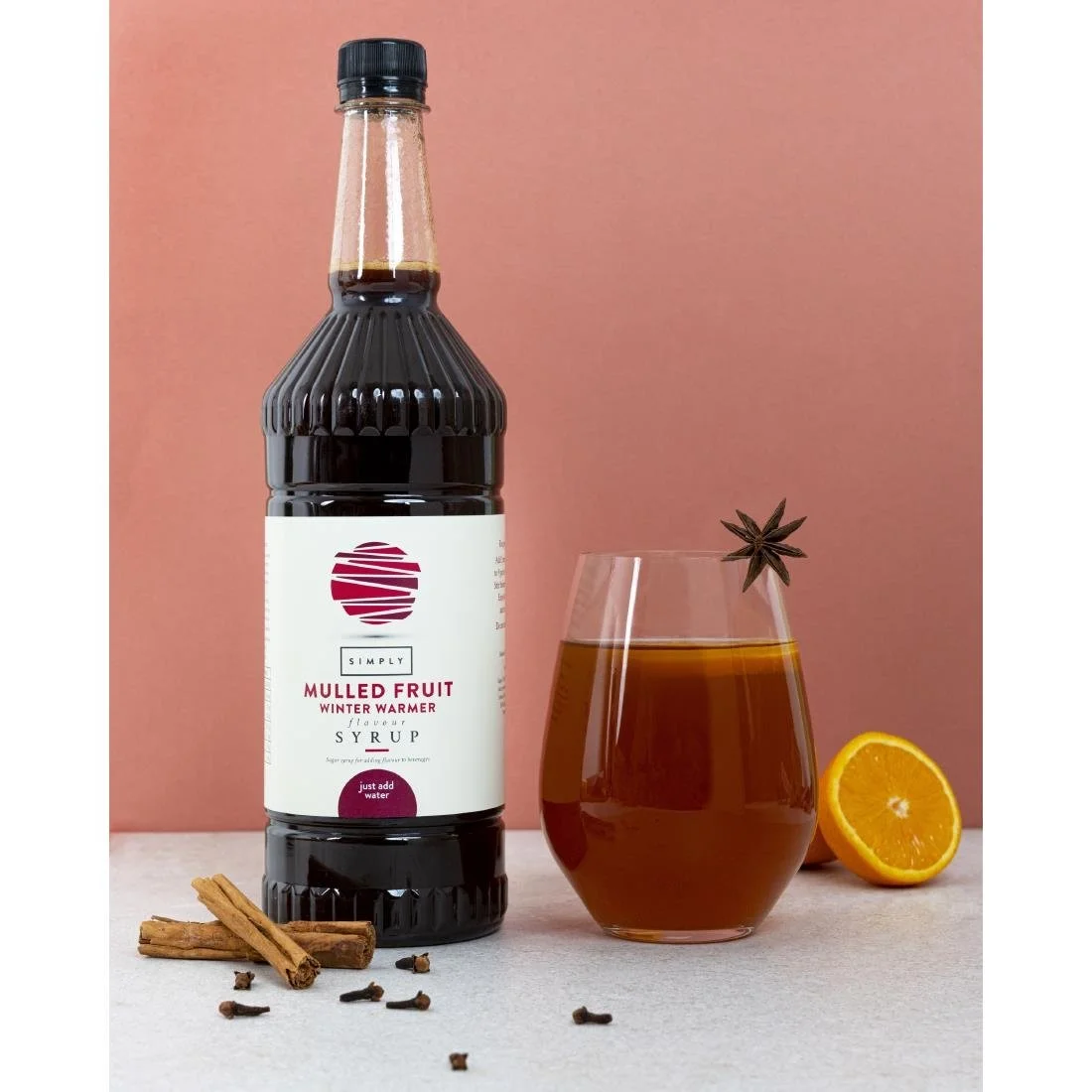 Simply Winter Warmer Mulled Fruit Syrup 1Ltr - Image 3