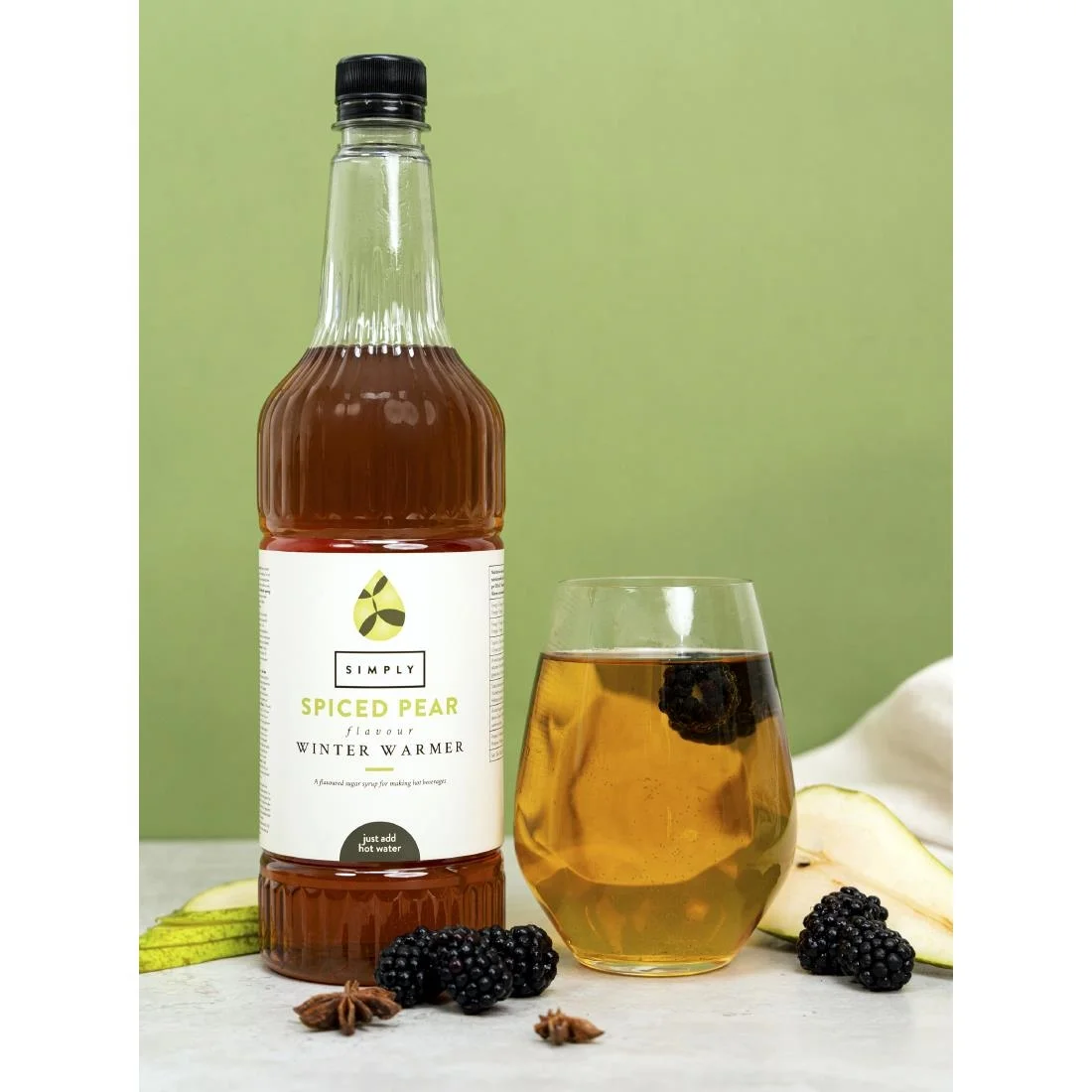 Simply Winter Warmer Spiced Pear Syrup 1Ltr - Image 4