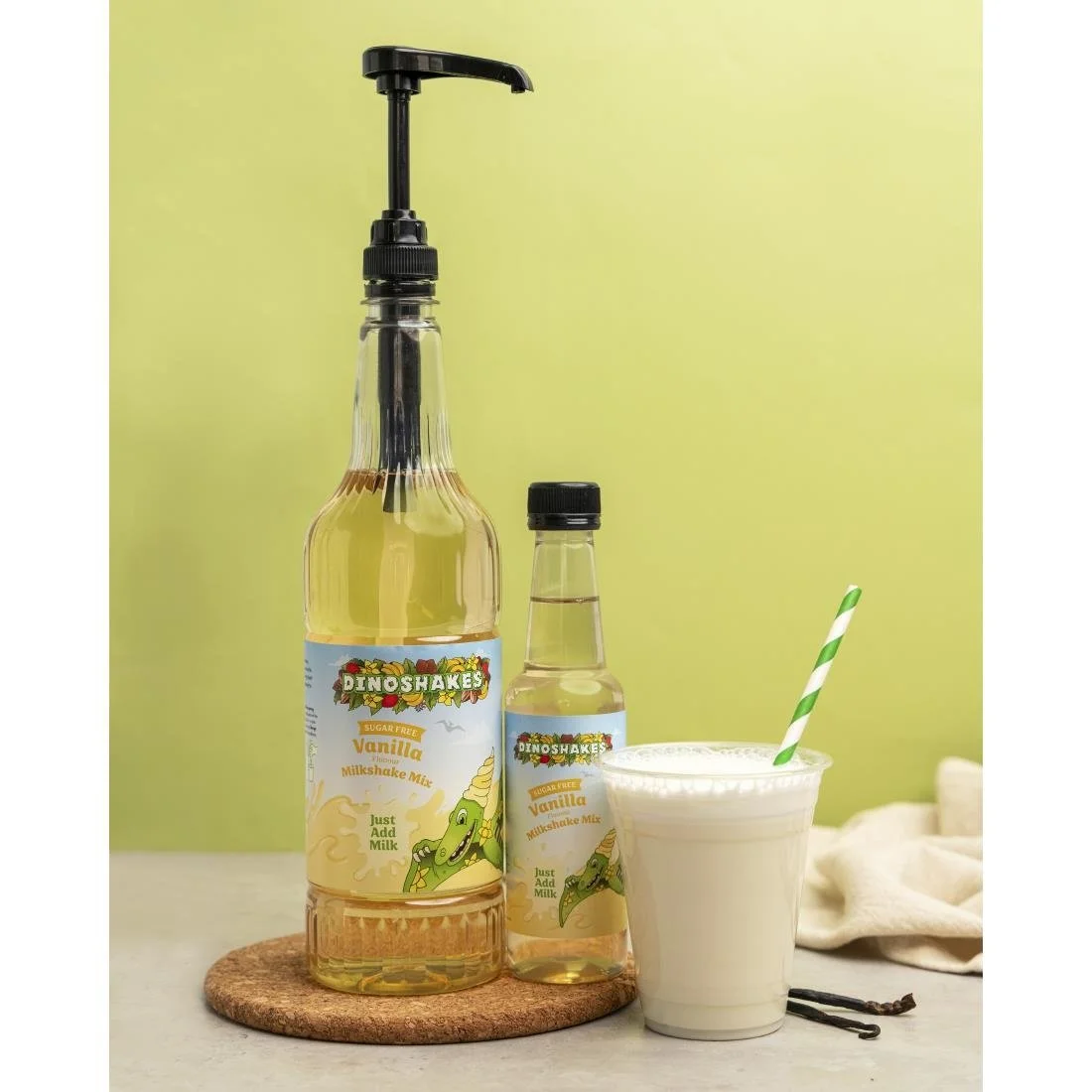 Dinoshakes Milkshake Powder Vanilla 1kg - Image 4