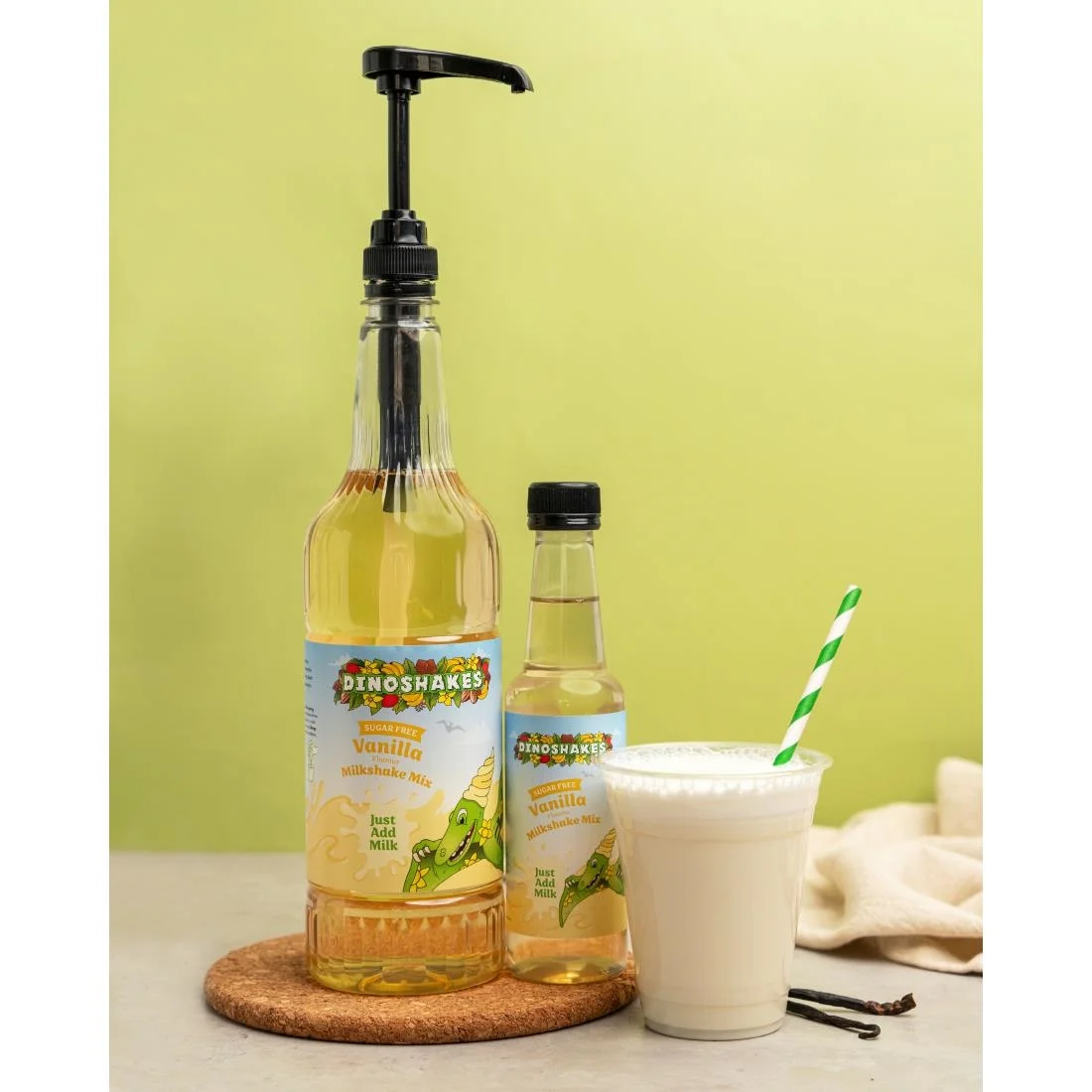 Dinoshakes Milkshake Powder Vanilla 1kg - Image 4