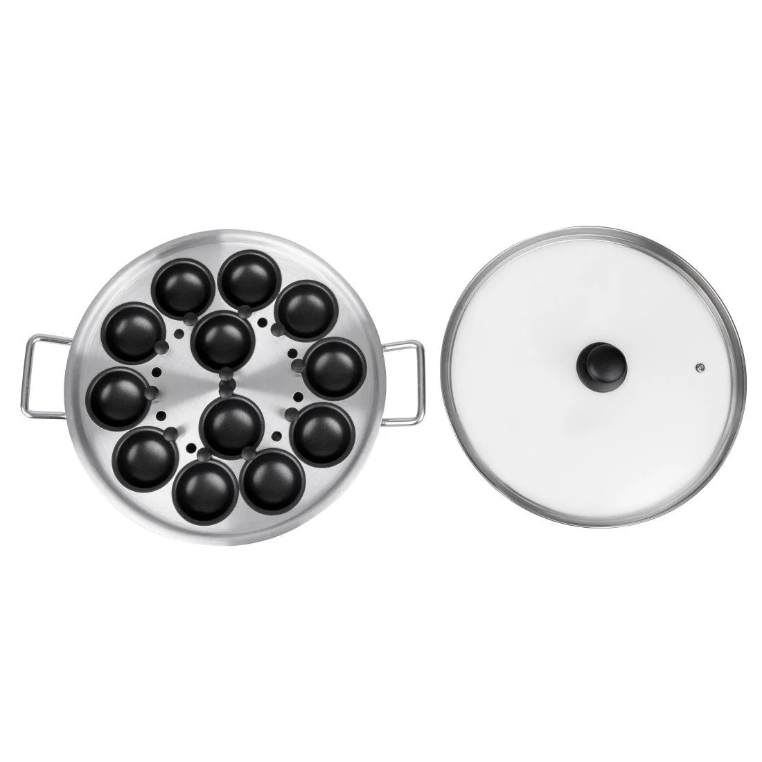 Vogue Aluminium Egg Poacher 35cm - Image 3