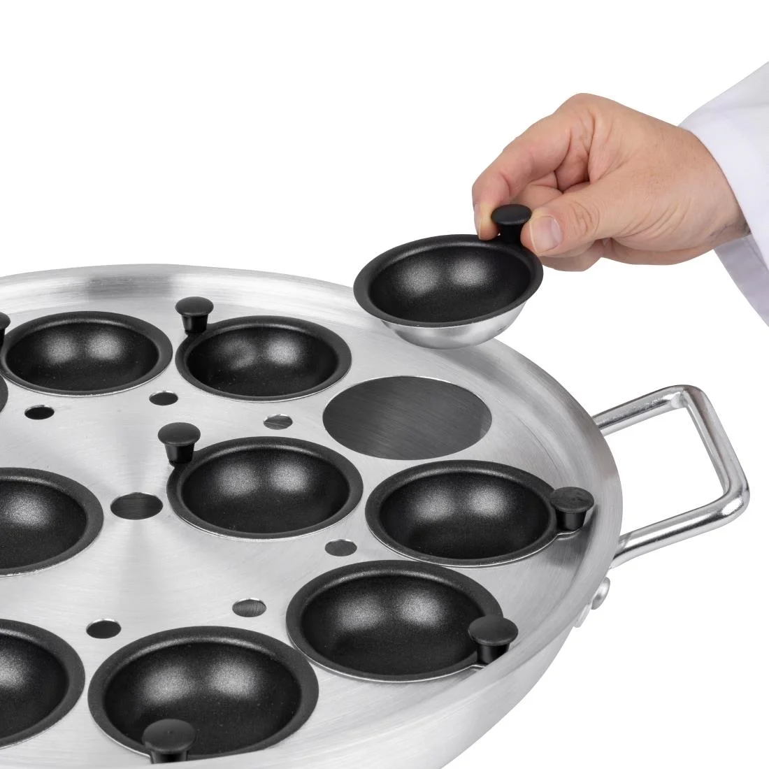 Vogue Aluminium Egg Poacher 35cm - Image 8