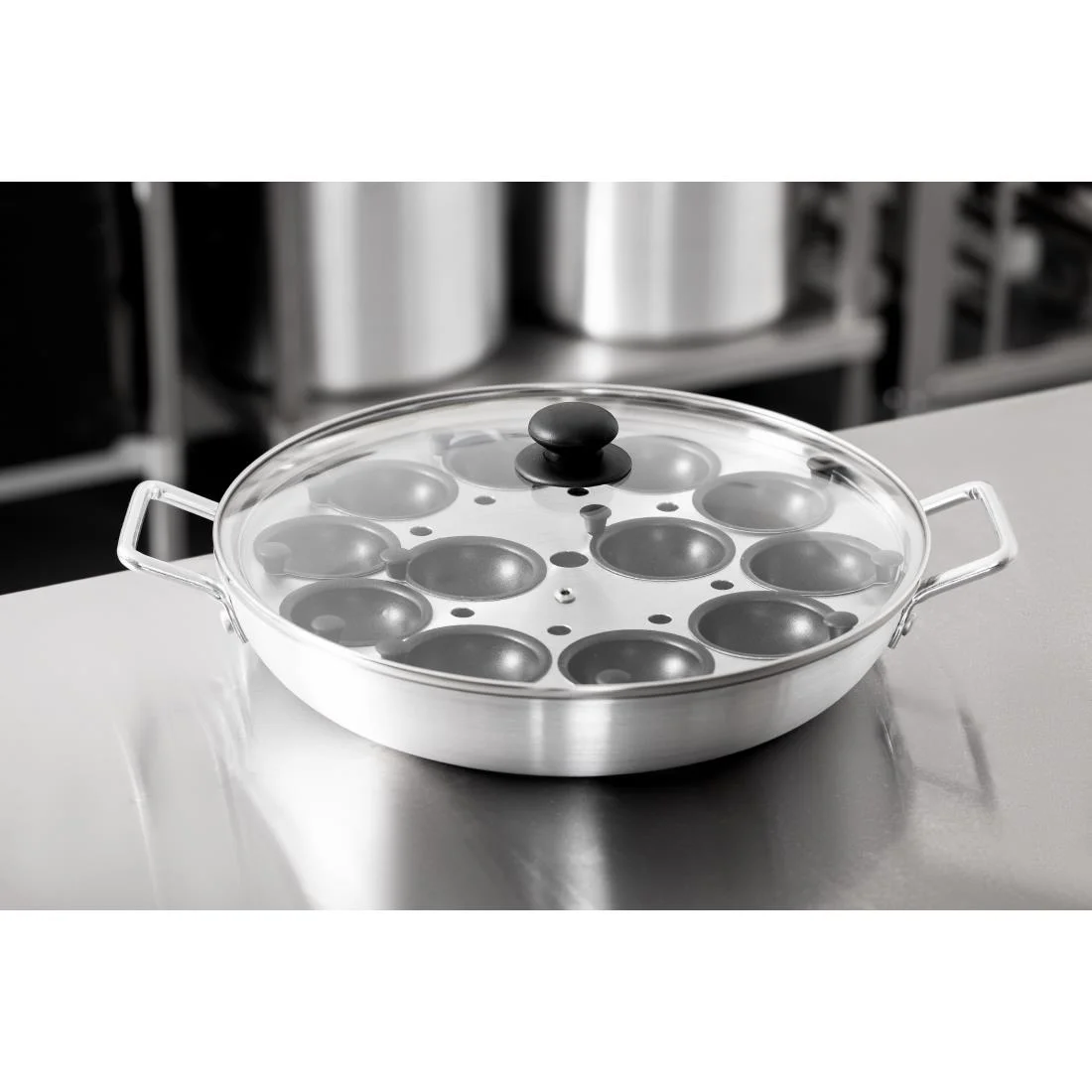 Vogue Aluminium Egg Poacher 35cm - Image 9