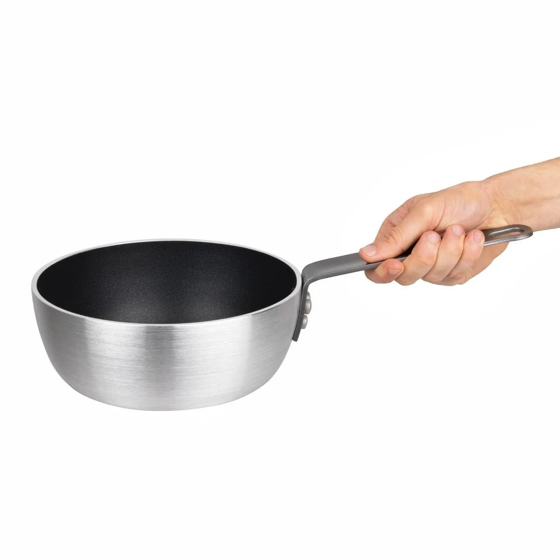 Vogue Aluminium Non-stick Teflon Platinum Plus Sauté Pan 20cm - Image 6