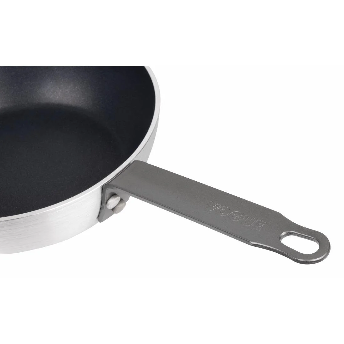 Vogue Aluminium Non-stick Teflon Platinum Plus Sauté Pan 24cm - Image 5
