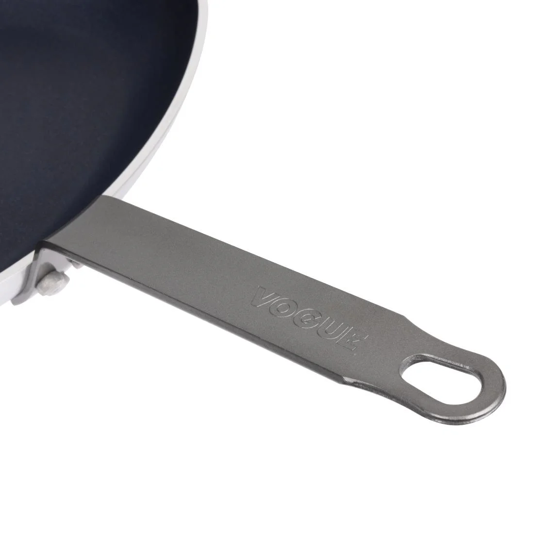 Vogue Aluminium Non-Stick Teflon Platinum Plus Oval Frying Pan 36cm - Image 5