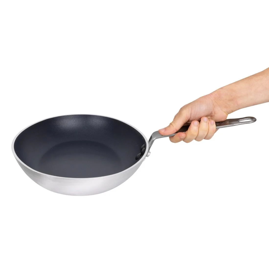 Vogue Aluminium Non-Stick Teflon Platinum Plus Oval Frying Pan 36cm - Image 6
