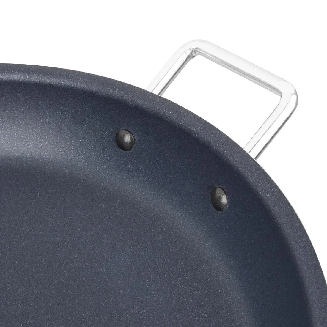 Vogue Aluminium Non-stick Teflon Platinum Plus Paella Pan 35cm - Image 3