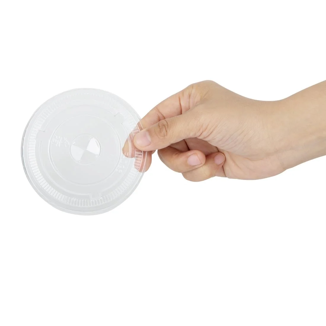 Fiesta Recyclable rPET Flat Lids for 12/16/20oz Cups (400 Pack) - Image 3