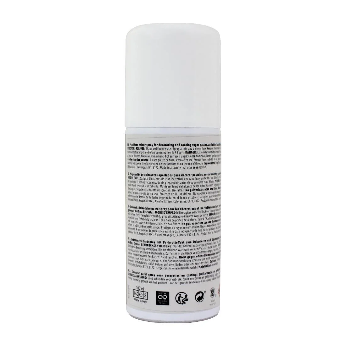 PME Edible Lustre Spray 100ml - Rose Gold - Image 4