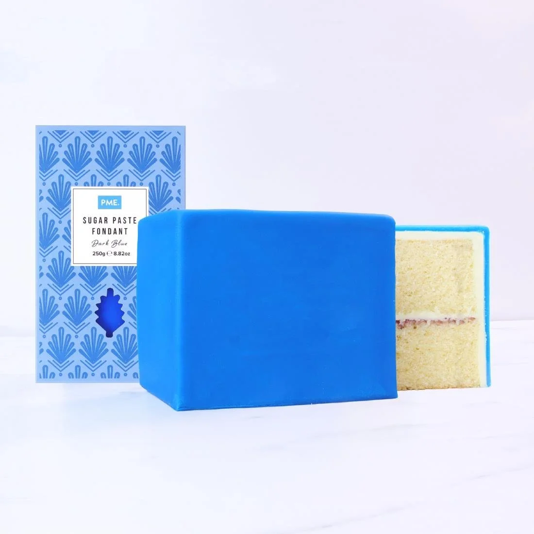 PME Sugar Paste Fondant Dark Blue 250g - Image 4