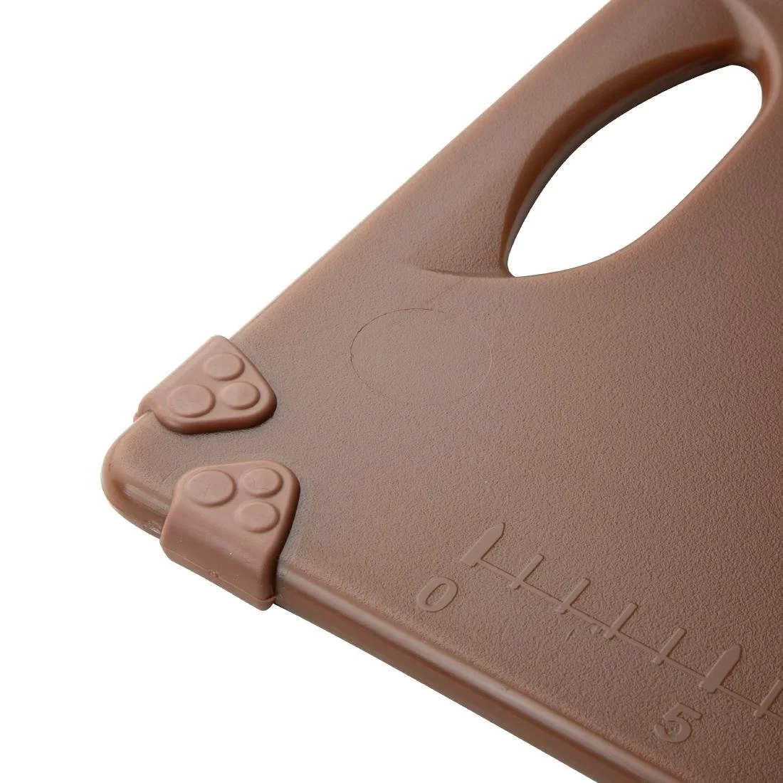 Hygiplas Commercial Grip Chopping Board Brown 458x306mm - Image 3