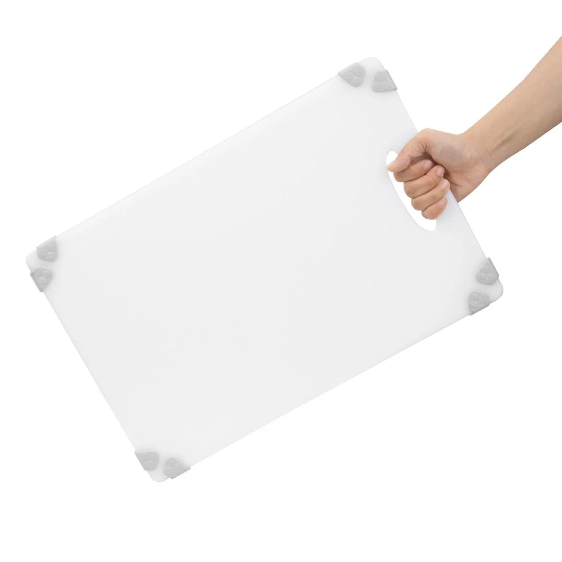 Hygiplas Commercial Grip Chopping Board White 458x306mm - Image 5