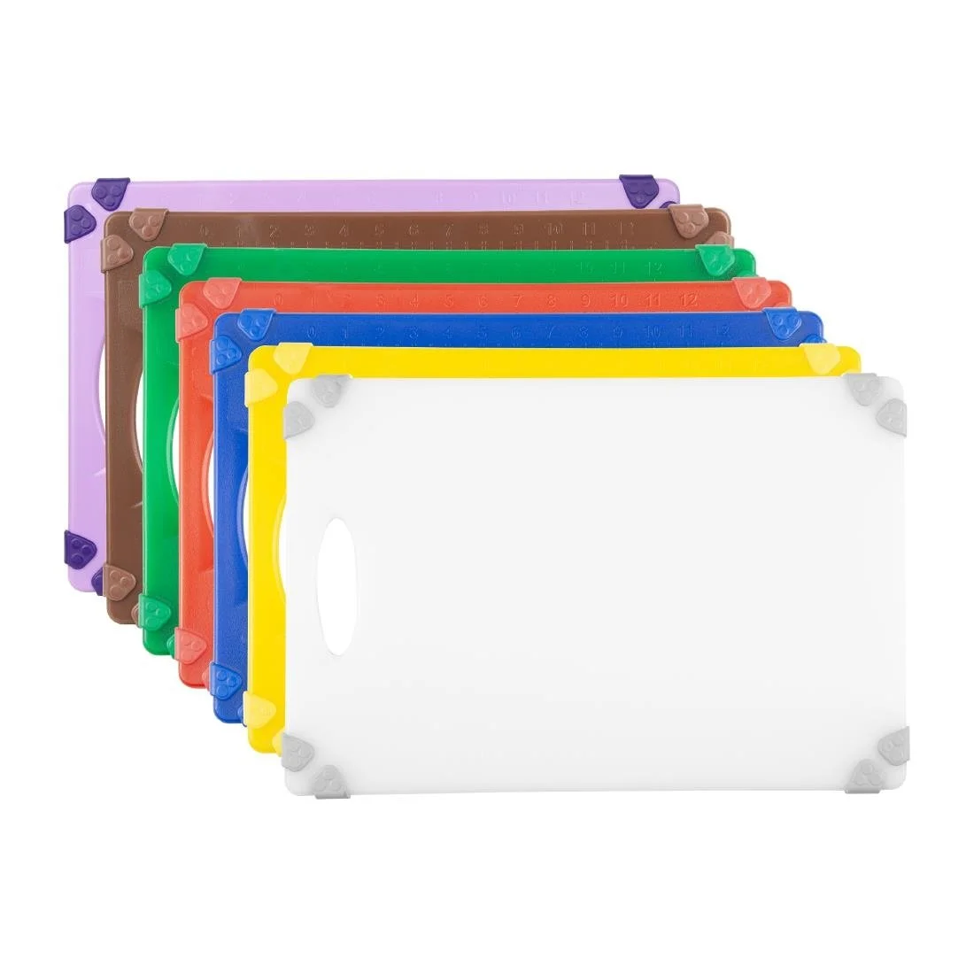 Hygiplas Commercial Grip Chopping Board White 458x306mm - Image 6