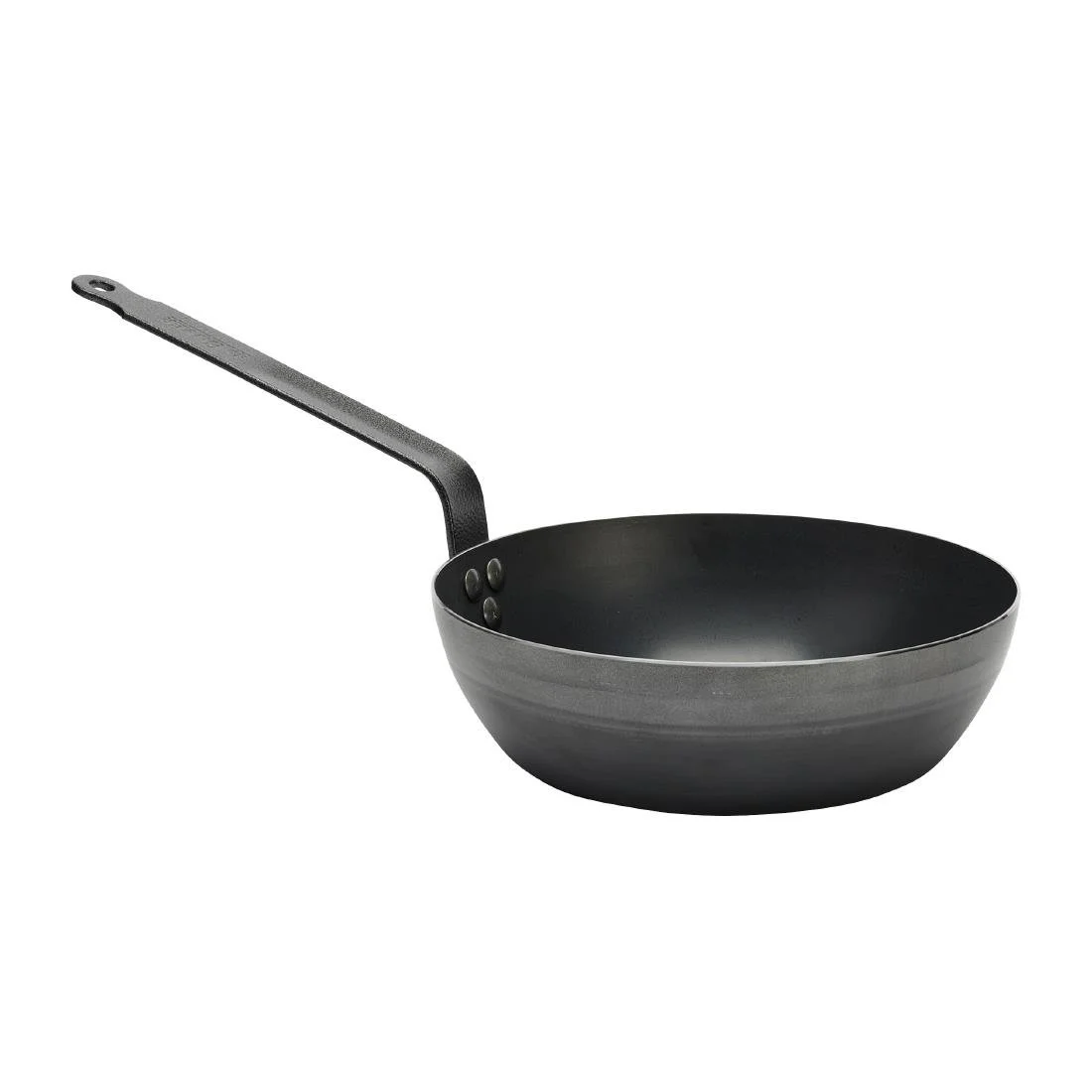 De Buyer Blue Carbon Steel Deep Round Pan 24cm - Image 5