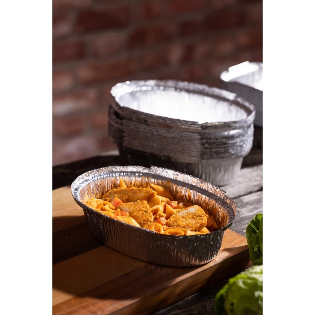 Fiesta Recyclable Foil Oval Containers 500ml (200 Pack) - Image 7