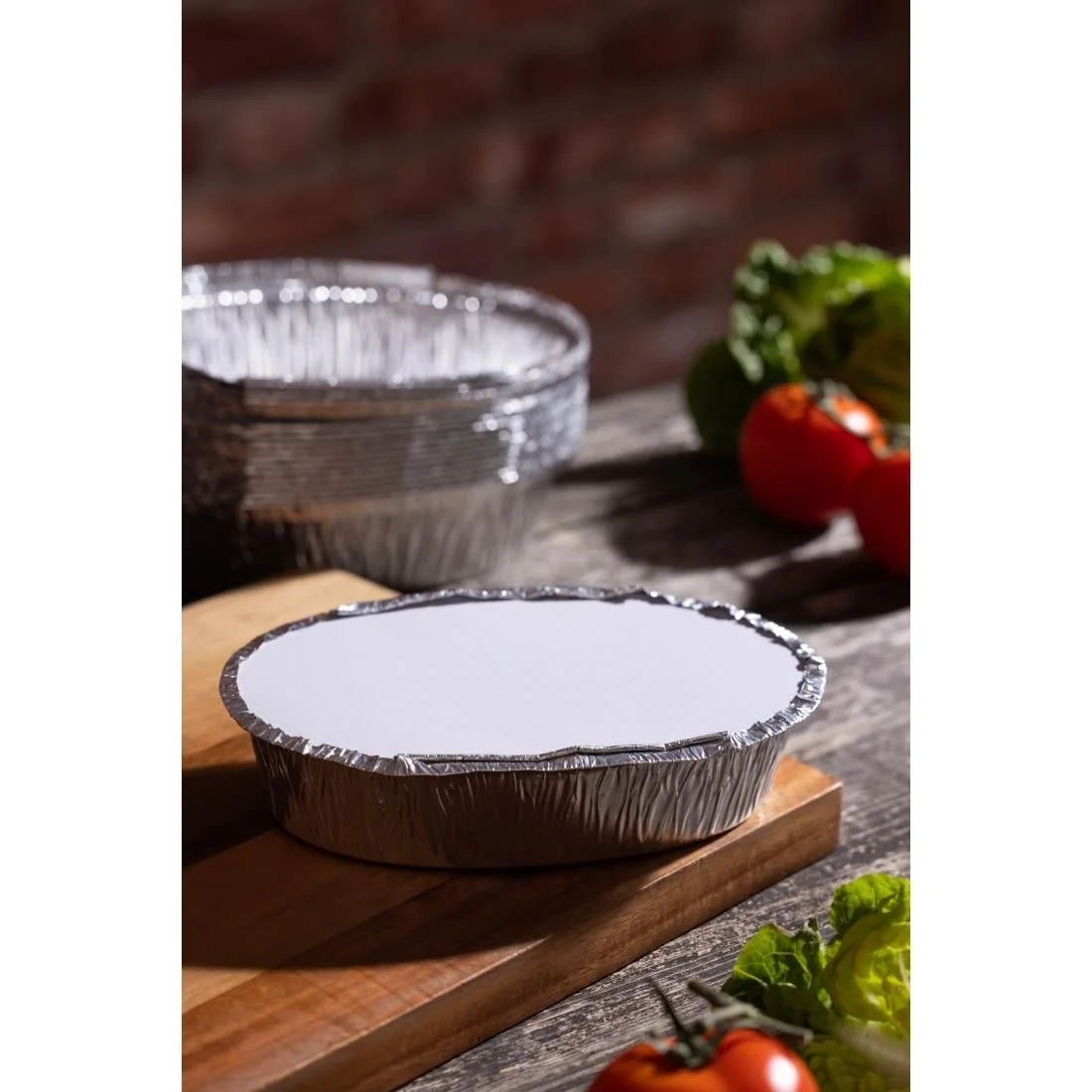 Fiesta Recyclable Lid for 500ml Oval Foil Containers (200 Pack) - Image 3