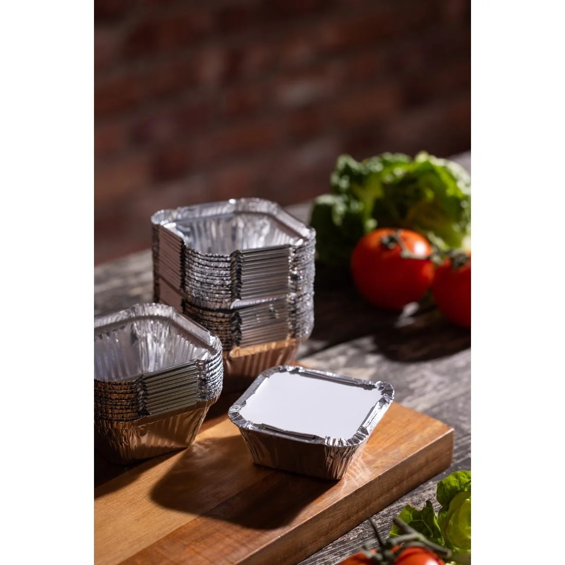 Fiesta Recyclable Foil Container 100ml (200 Pack) - Image 3