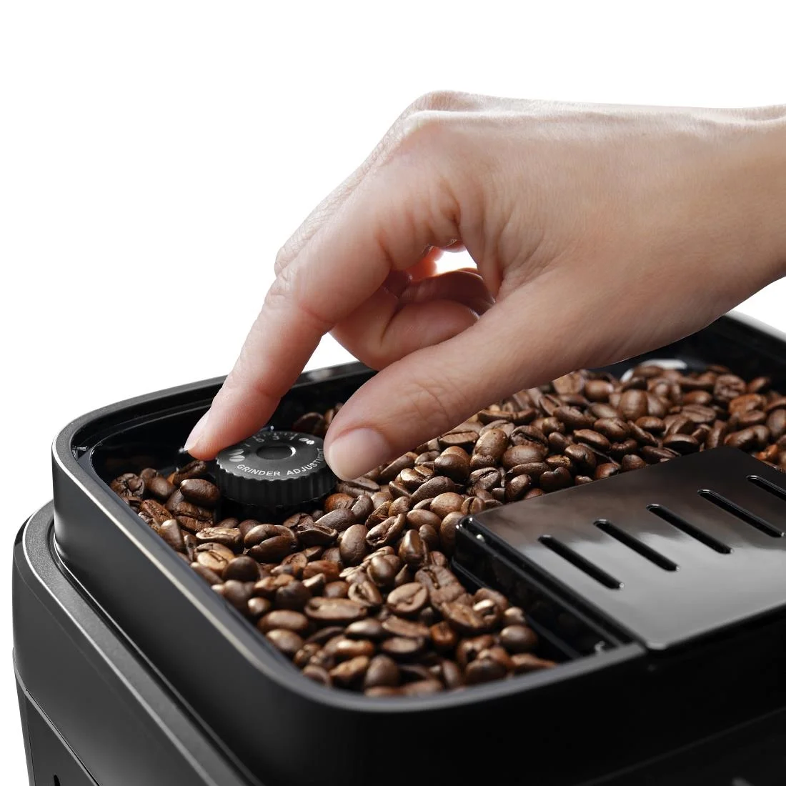 De'Longhi Magnifica Evo Fully Automatic Bean to Cup Coffee Machine ECAM29 Titanium & Black - Image 3