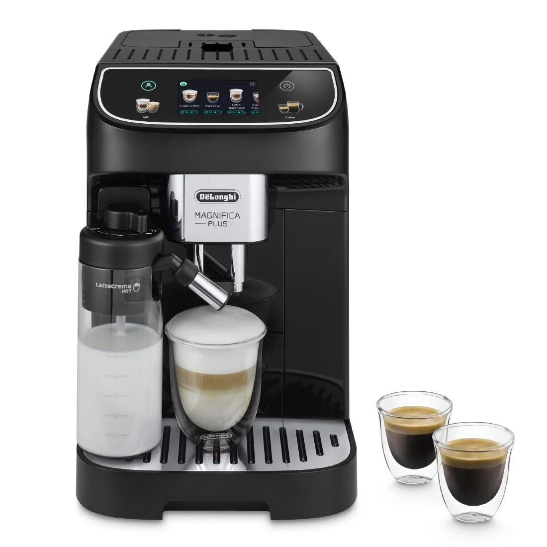 De'Longhi Magnifica Plus Bean to Cup Coffee Machine, ECAM320.60.B - Black - Image 3
