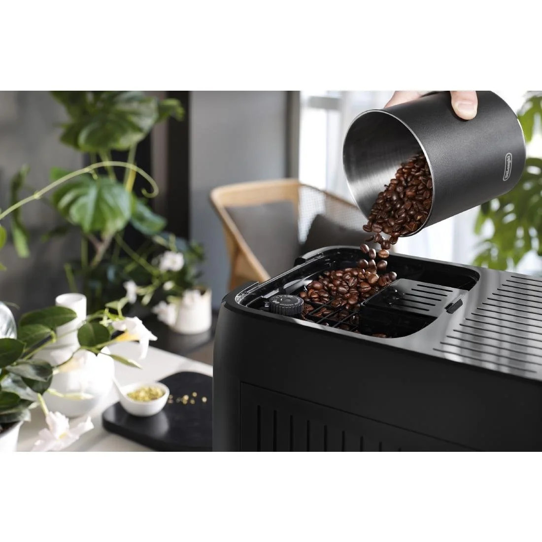 De'Longhi Magnifica Plus Bean to Cup Coffee Machine, ECAM320.60.B - Black - Image 5