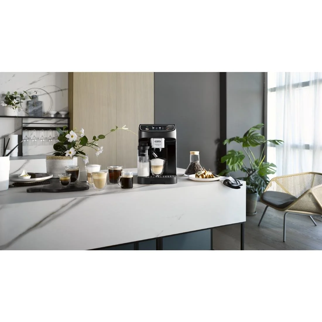 De'Longhi Magnifica Plus Bean to Cup Coffee Machine, ECAM320.60.B - Black - Image 12