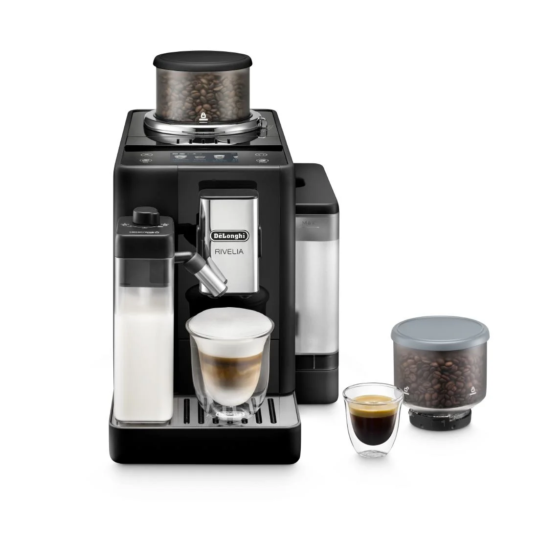 De'Longhi Rivelia Bean to Cup Coffee Machine Black - Image 5