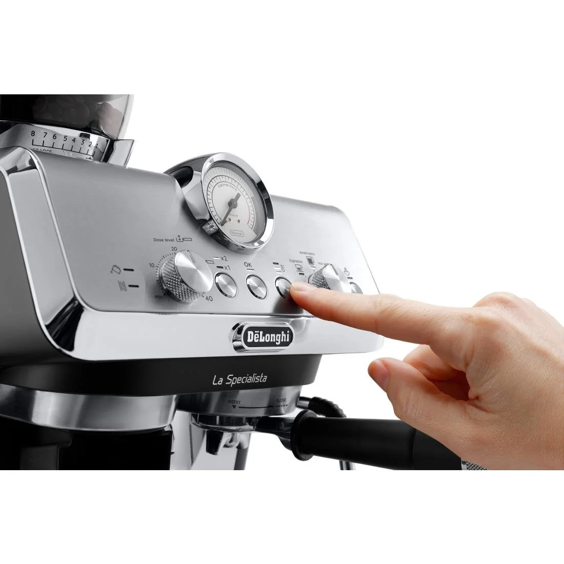De'Longhi La Specialista Arte Compact Manual Bean to Cup Espresso Coffee Machine EC9155.MB - Image 7