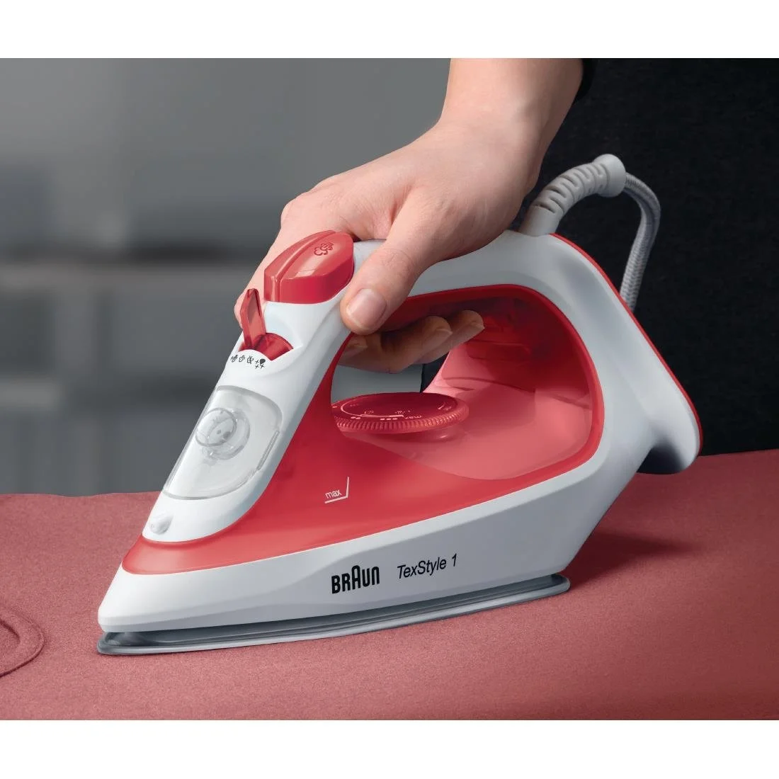 Braun TexStyle 1 Steam Iron SI1019RD - Image 4