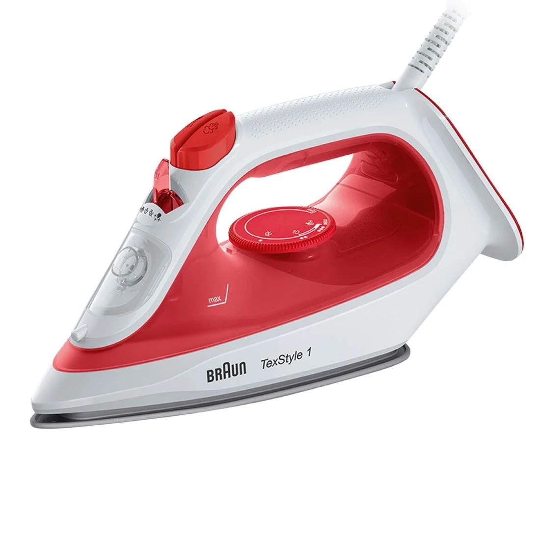 Braun TexStyle 1 Steam Iron SI1019RD - Image 1